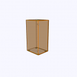 Κουτί ντουλάπας ύψος 112-1 πόρτα