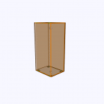 Κουτί ντουλάπας ύψος 128-1 πόρτα