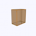 Κουτί ντουλάπας ύψος 112-2 πόρτες
