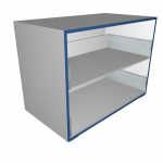 συρταριέρα κουζίνας-2 συρτάρια-blum metabox
